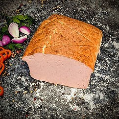 Leberkäs rot fein gebacken 1/2 Stück – frisch vom Metzger