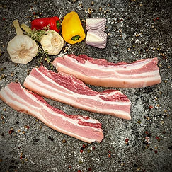 S-Bauch o. Kn. geschnitten – frisch vom Metzger